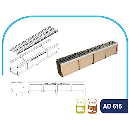 AD 615 - 150 mm Kanallar