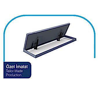 Özel İmalat Pistonlu Acil-Çıkış Kapakları